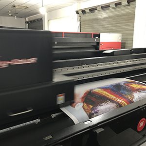Backlit fabric machinery and equipment